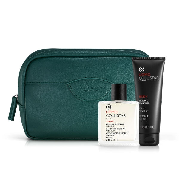 COLLISTAR COFANETTO UOMO DOPOBARBA PELLI SENSIBILI + GEL DOCCIA - Tre Pi Profumerie