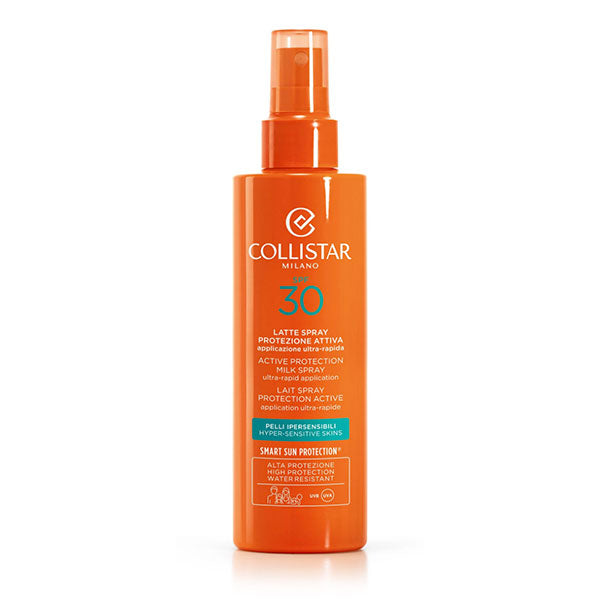 COLLISTAR LATTE SPRAY PROTEZIONE ATTIVA SPF 30 200 ML - Tre Pi Profumerie