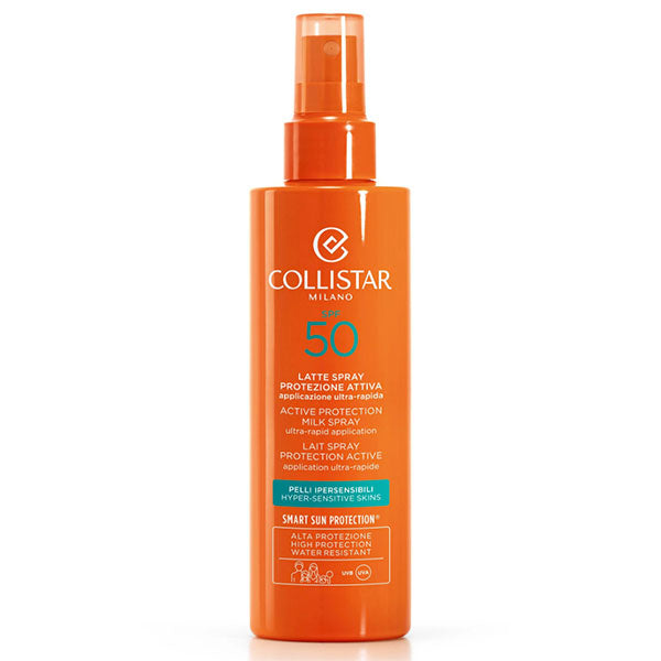 COLLISTAR LATTE SPRAY PROTEZIONE ATTIVA SPF 50 200 ML - Tre Pi Profumerie