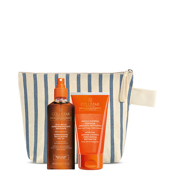 COLLISTAR OLIO SECCO SUPERABBRONZANTE 200ML+ DOCCIA SHAMPO - Tre Pi Profumerie