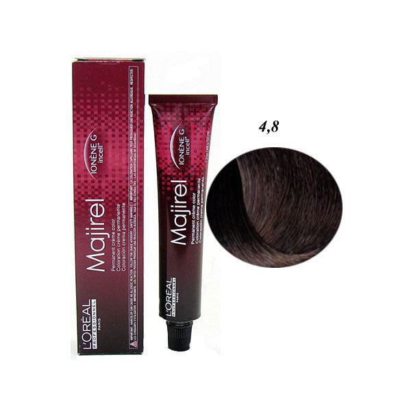 L'OREAL PROFESSIONNEL MAJIREL CASTANO MARRONE MOKA 4,8 - Tre Pi Profumerie