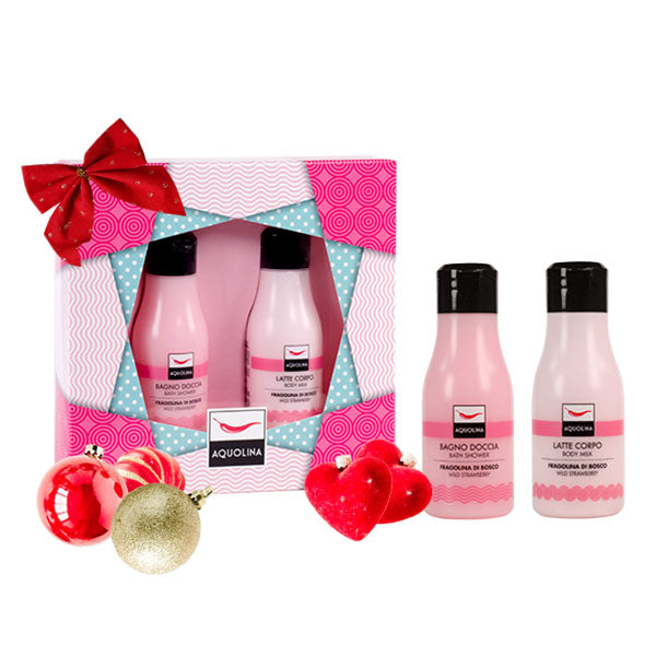 AQUOLINA FRAGOLINA BOSCO COFANETTO B.DOCCIA 125 + B.LOTION 125 - Tre Pi Profumerie