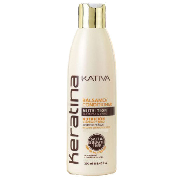 KATIVA KERATINA CONDITIONER NUTRITION SOFTNESS&SHINE 250 ML - Tre Pi Profumerie