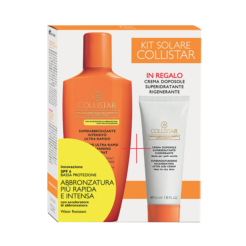 COLLISTAR SUPERABBRONZANTE INTENSIVO ULTRARAPIDO SPF 6 + OMAGGIO - Tre Pi Profumerie