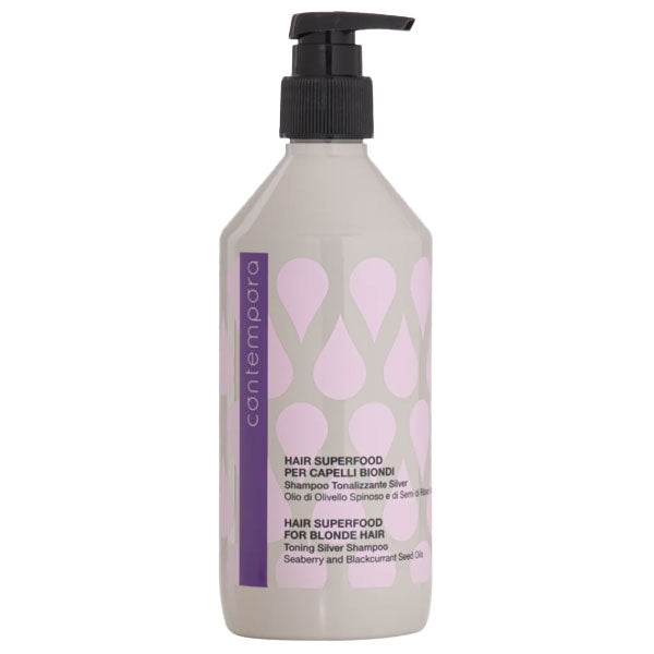 CONTEMPORA SHAMPOO TONALIZZANTE SILVER CAPELLI BIONDI 500 ML - Tre Pi Profumerie