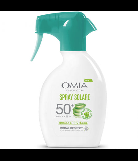 OMIA SUN CORAL SAFE ALOE DEL SALENTO SPRAY SOLARE SP50+ - Tre Pi Profumerie