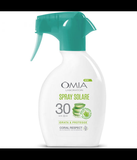 OMIA SUN CORAL SAFE ALOE DEL SALENTO SPRAY SOLARE SP30 - Tre Pi Profumerie