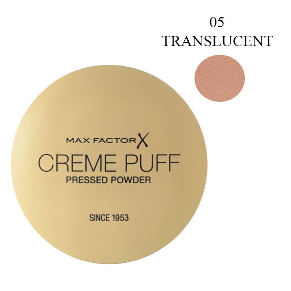 MAX FACTOR CREME PUFF POWDER COMPACT TRANSLUCENT 05 - Tre Pi Profumerie