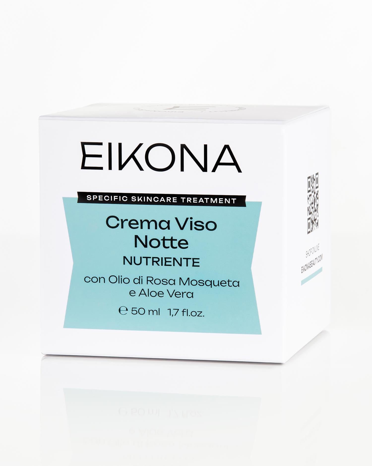 EIKONA CREMA VISO NOTTENUTRIENTE MOSQUETA E ALOE VERA 50 ML - Tre Pi Profumerie