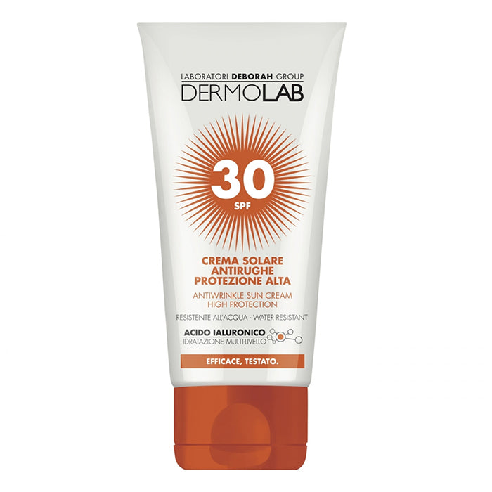DERMOLAB CREMA SOLARE ANTIRUGHE VISO E COLLO SPF30 50 ML - Tre Pi Profumerie