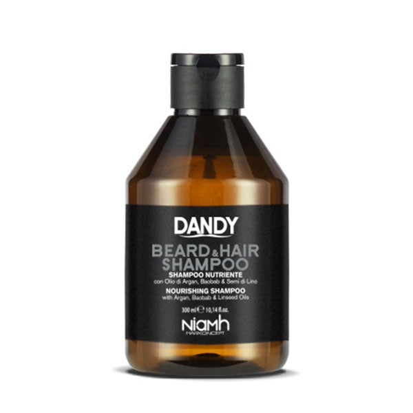 DANDY BEARD & HAIR SHAMPOO NUTRIENTE 300 ML - Tre Pi Profumerie
