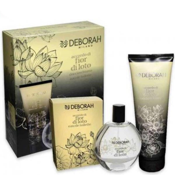 DEBORAH COFANETTO ACCORDO DI FIOR DI LOTO DOCCIASCHIUMA EDT - Tre Pi Profumerie