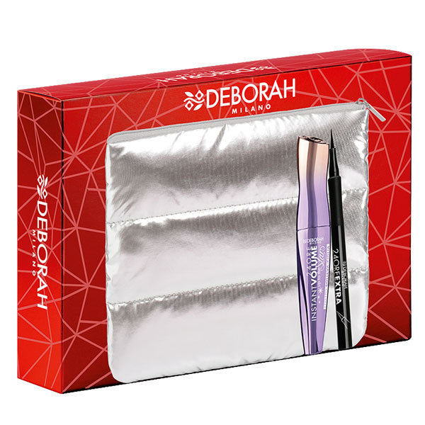DEBORAH COFANETTO MASCARA INSTANT VOLUME + EYELINER 24 ORE EXTRA - Tre Pi Profumerie