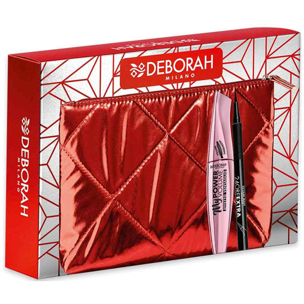 DEBORAH COFANETTO MASCARA MY POWER VOLUME + EYELINER 24 ORE - Tre Pi Profumerie