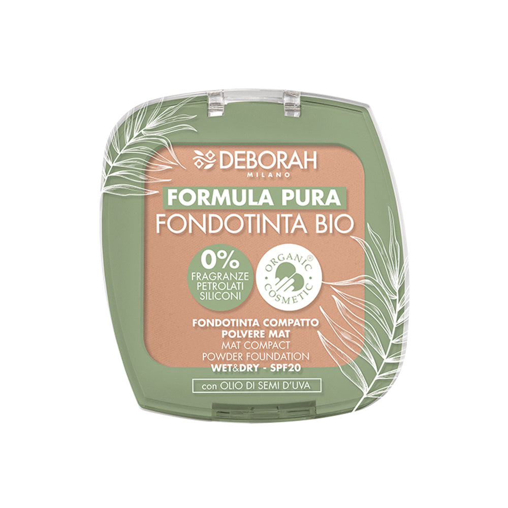 DEBORAH FONDOTINTA COMPATTO FORMULA PURA BIO 04