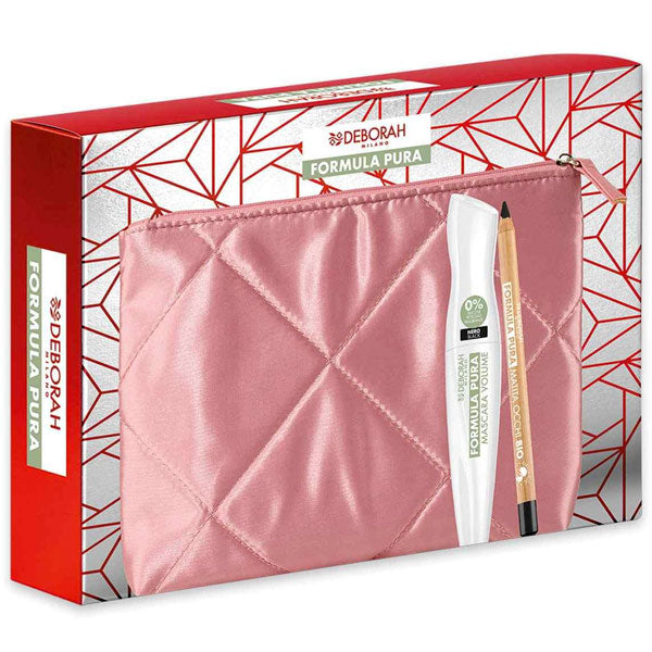 DEBORAH FORMULA PURA COFANETTO MASCARA VOLUME + MATITA OCCHI BIO - Tre Pi Profumerie
