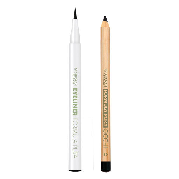 DEBORAH FORMULA PURA EYELINER 01 + MATITA OCCHI 01 - Tre Pi Profumerie