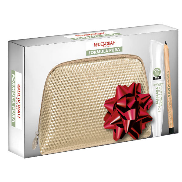 DEBORAH FORMULA PURA COFANETTO POCHETTE + MASCARA 02 2019 MINI - Tre Pi Profumerie