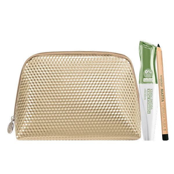 DEBORAH FORMULA PURA COFANETTO POCHETTE + MASCARA 01 2019 MINI - Tre Pi Profumerie