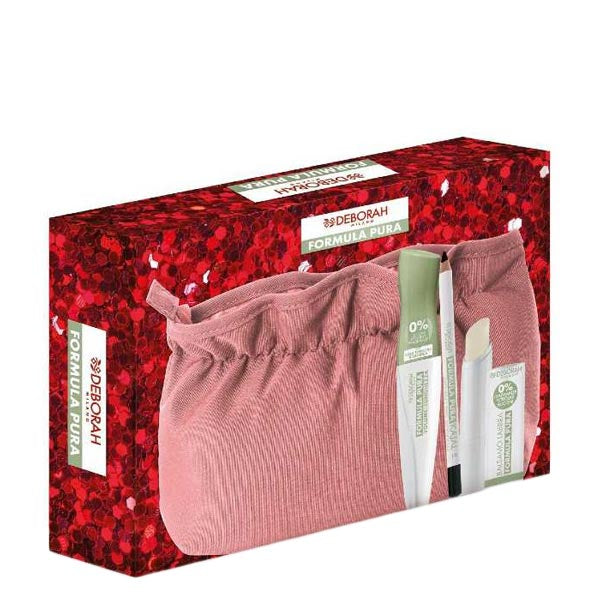 DEBORAH POCHETTE FORMULA PURA MASCARA + MATITA + LABBRA N 2 - Tre Pi Profumerie