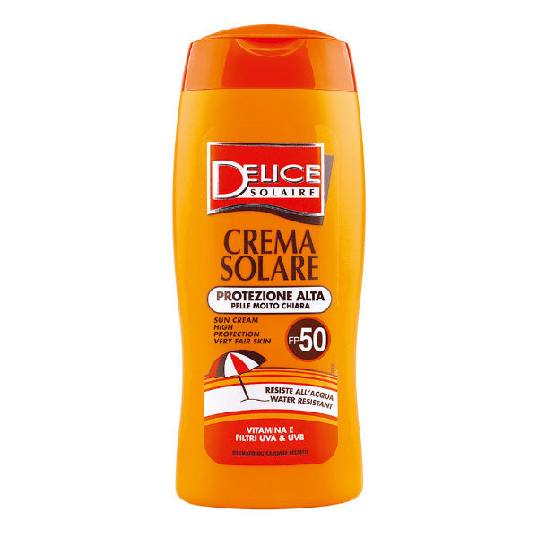 DELICE CREMA SOLARE CORPO SPF50 250 ML - Tre Pi Profumerie