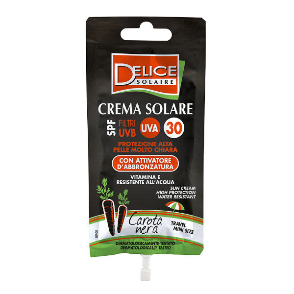 DELICE CREMA SOLARE NERA SPF30 50 ML - Tre Pi Profumerie