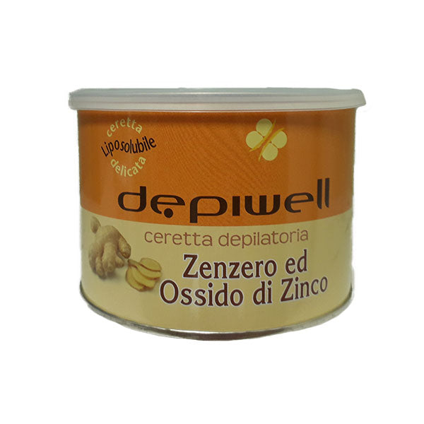 DEPIWELL CERETTA DEPILATORIA ZENZERO ED OSSIDO DI ZINCO 400 ML - Tre Pi Profumerie
