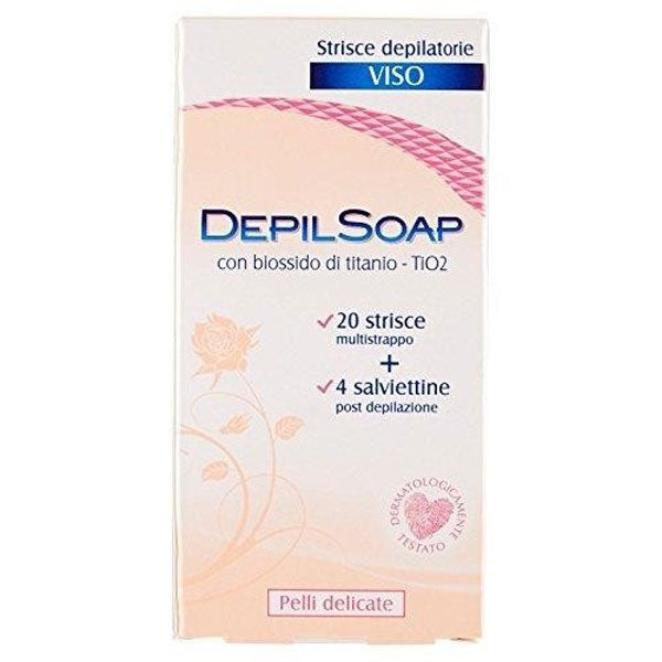 DEPILSOAP STRISCE DEPILATORIE VISO PD - Tre Pi Profumerie