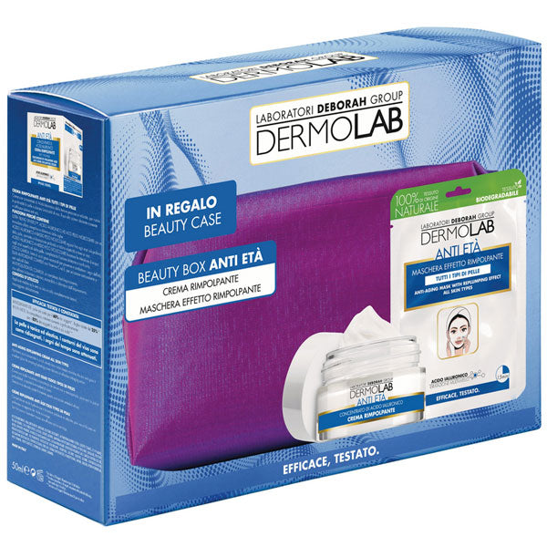 DERMOLAB BEAUTY BOX ANTI ETA CREMA RIMPOLPANTE + MASCHERA - Tre Pi Profumerie