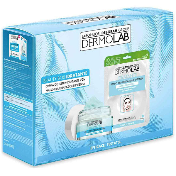 DERMOLAB BEAUTY BOX IDRATANTE CREMA GEL + MASCHERA - Tre Pi Profumerie