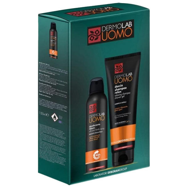 DERMOLAB COFANETTO REGALO UOMO DEODORANTE + SHOWER GEL - Tre Pi Profumerie