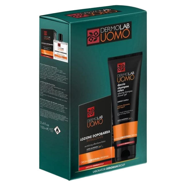 DERMOLAB COFANETTO REGALO UOMO LOZIONE DOPOBARBA + SHOWER GEL - Tre Pi Profumerie