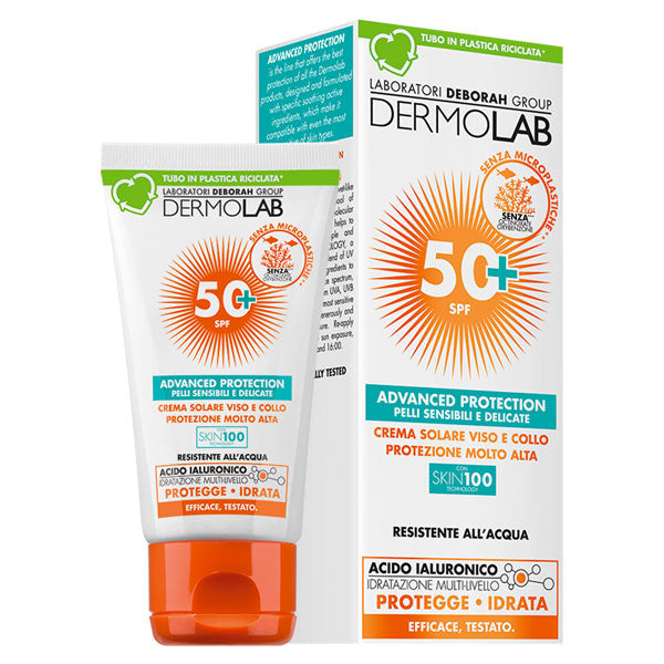 DERMOLAB CREMA SOLARE VISO PROTEZIONE MOLTO ALTA SPF 50+ 50 ML - Tre Pi Profumerie