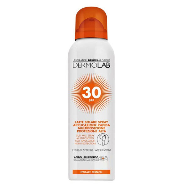 DERMOLAB LATTE SOLARE VISO E CORPO SPF30 SPRAY 250 ML - Tre Pi Profumerie