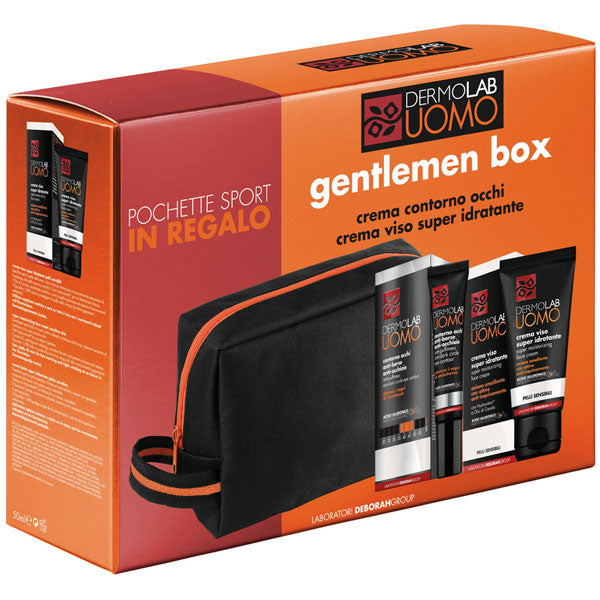 DERMOLAB UOMO GENTLEMENBOX CREMA CONTORNO OCCHI + CREMA VISO - Tre Pi Profumerie