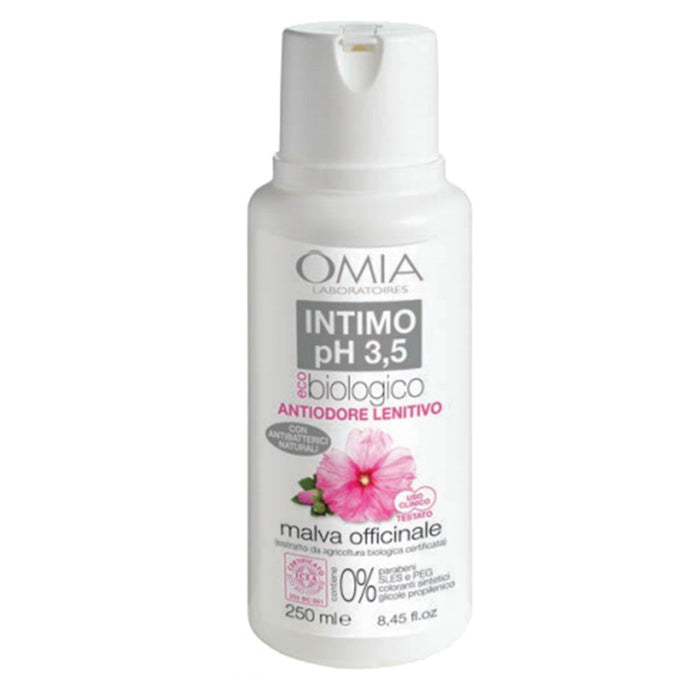 OMIA INTIMO PH 3,5 MALVA CON ANTIBATTERICI NATURALI 250 ML - Tre Pi Profumerie
