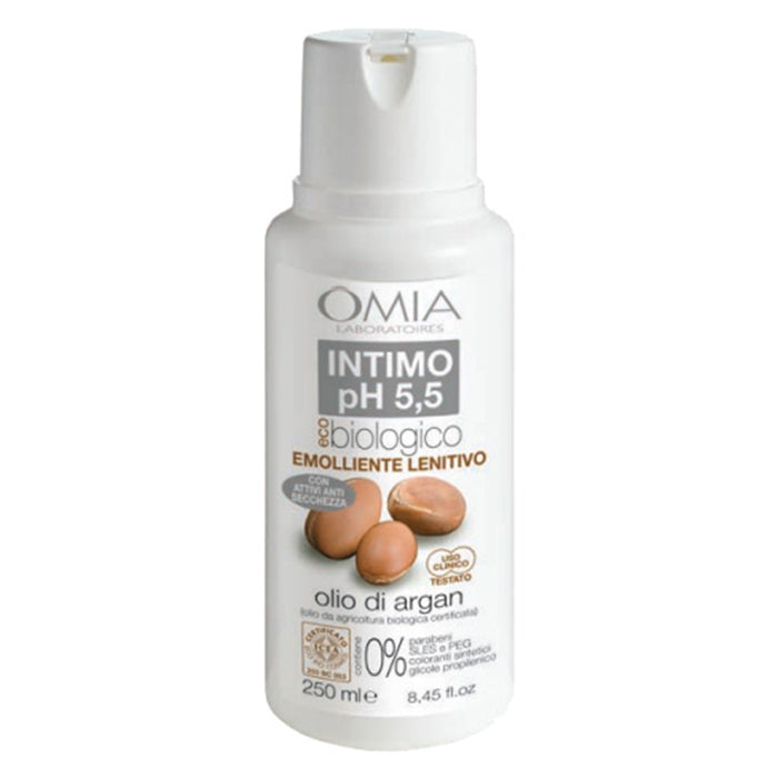 OMIA INTIMO PH 5,5 ARGAN CON ATTIVI ANTI-SECCHEZZA 250 ML - Tre Pi Profumerie