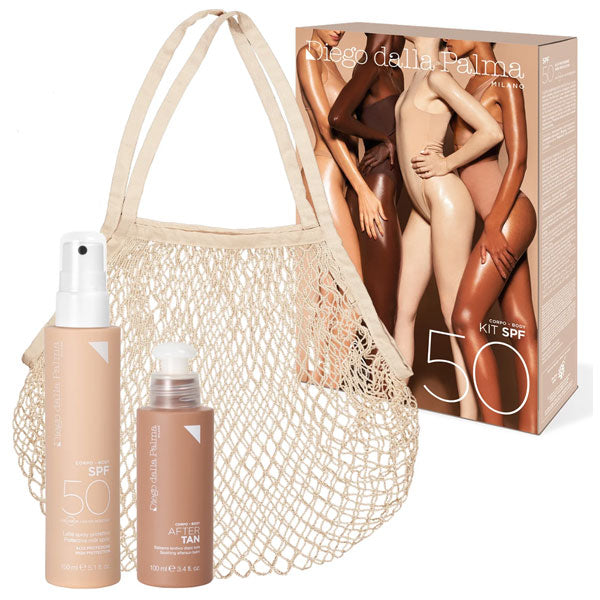 DIEGO DALLA PALMA SUN COFANETTO SPF50 150ML+D/S100M+POCHETTE - Tre Pi Profumerie