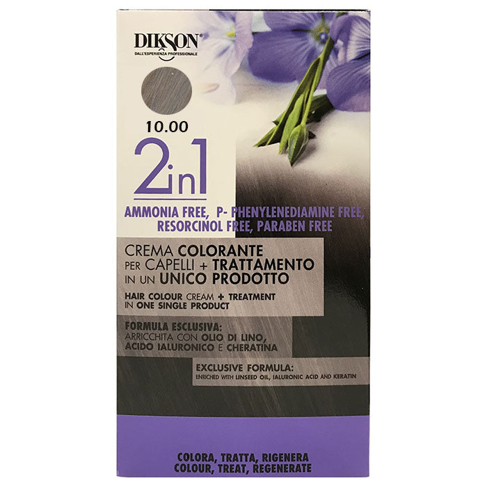 DIKSON 2 IN 1 CREMA COLORANTE BIONDO EXTRA CHIARO 10.00 - Tre Pi Profumerie