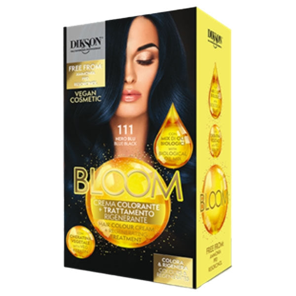 DIKSON BLOOM CREMA COLORANTE NERO BLU 111 - Tre Pi Profumerie
