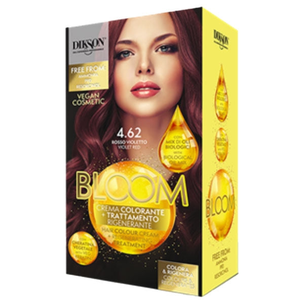 DIKSON BLOOM CREMA COLORANTE ROSSO VIOLETTO 462 - Tre Pi Profumerie