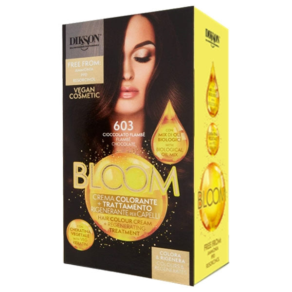 DIKSON BLOOM CREMA COLORANTE CIOCCOLATO FLUMBE 603 - Tre Pi Profumerie