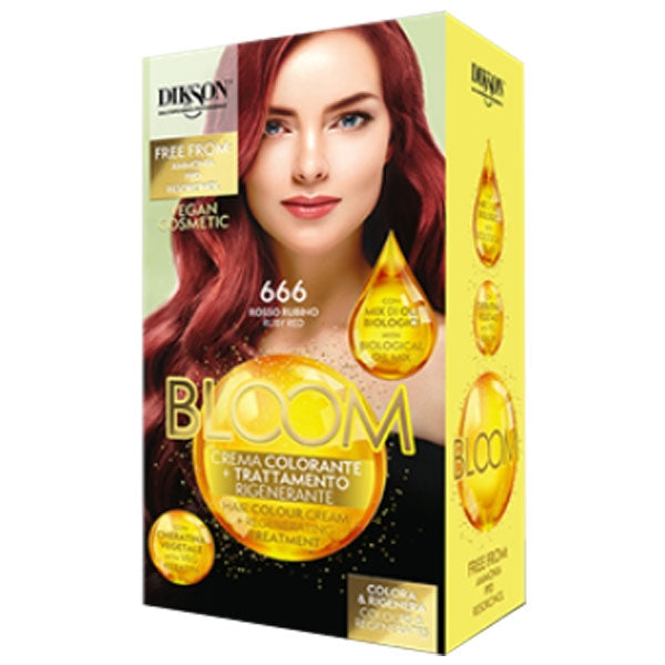 DIKSON BLOOM CREMA COLORANTE ROSSO RUBINO 666 - Tre Pi Profumerie