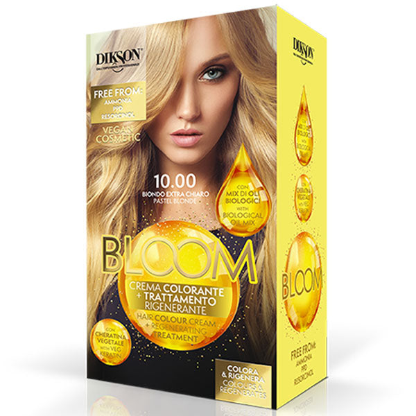 DIKSON BLOOM CREMA COLORANTE BIONDO EXTRA CHIARO 10.00 - Tre Pi Profumerie