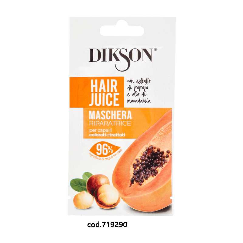 DIKSON HAIR JUICE MASCHERA ADDOLCENTE CAPELLI CRESPI 25 ML