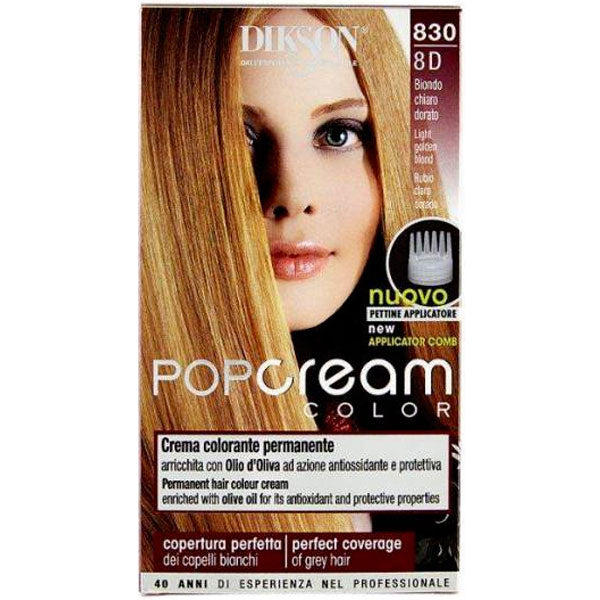 DIKSON POP SHAMPOO COLORANTE BIONDO DORATO 8D - Tre Pi Profumerie