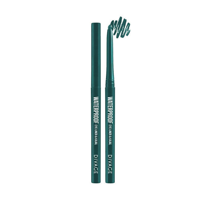DIVAGE EYELINER E KAJALWATERPROOF GREEN 04 - Tre Pi Profumerie