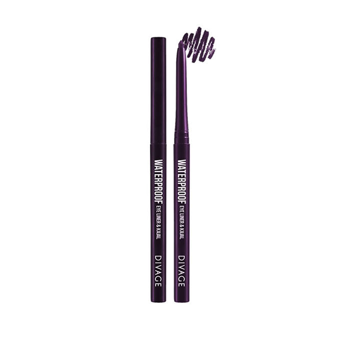DIVAGE EYELINER E KAJALWATERPROOF PURPLE 05 - Tre Pi Profumerie