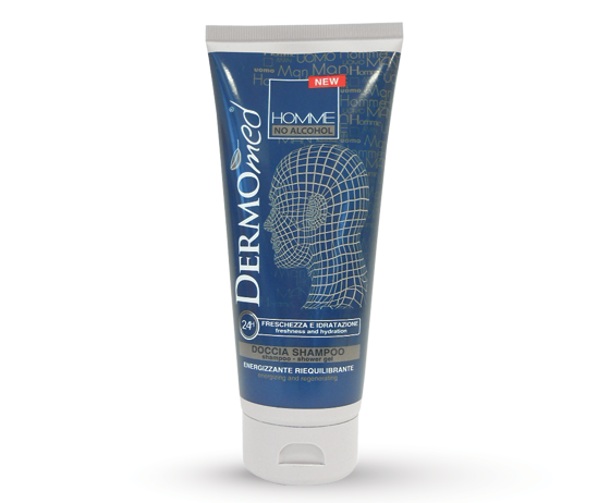 DERMOMED DOCCIA SHAMPOOMEN ENERGIZZANTE RIEQUILIBRANTE 200 ML - Tre Pi Profumerie