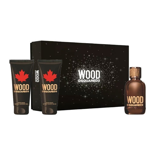 DSQUARED COFANETTO REGALO WOOD2 U EDT100+SG100+A - Tre Pi Profumerie